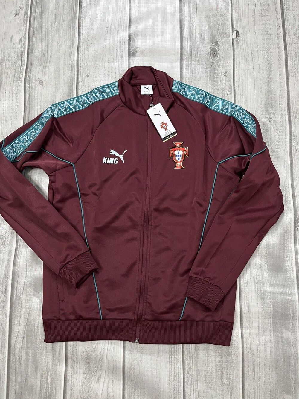 NEW Puma King Portugal Men’s National Team 2026 Soccer Anthem Track Jacket Large